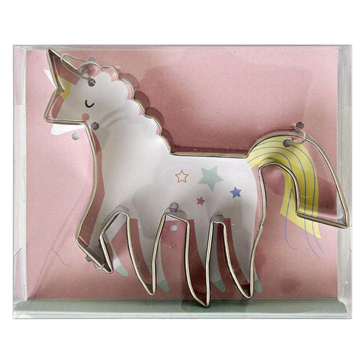 Meri Meri - Unicorn Cookie Cutters - Silver