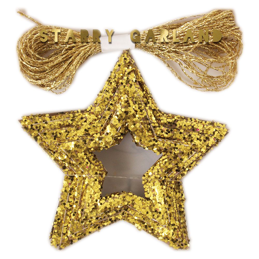 Party Camel - Glitter Stars Mini Garland