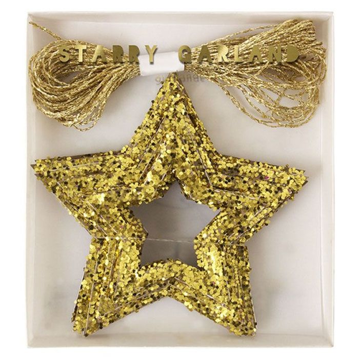 Party Camel - Glitter Stars Mini Garland