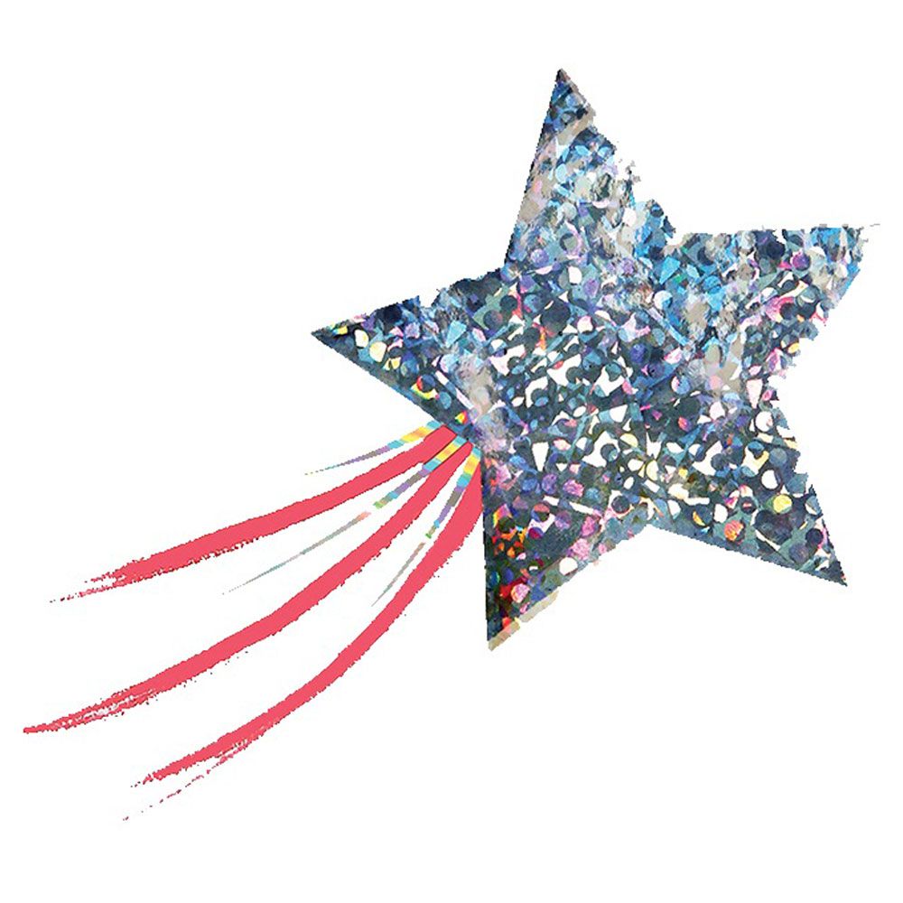 Meri Meri - Sparkly Star Balloon Kit - Silver