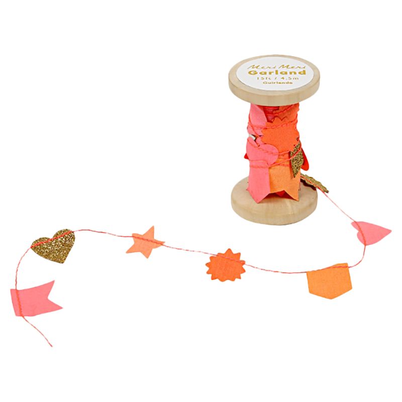 Meri Meri - Pink Garland On A Spool