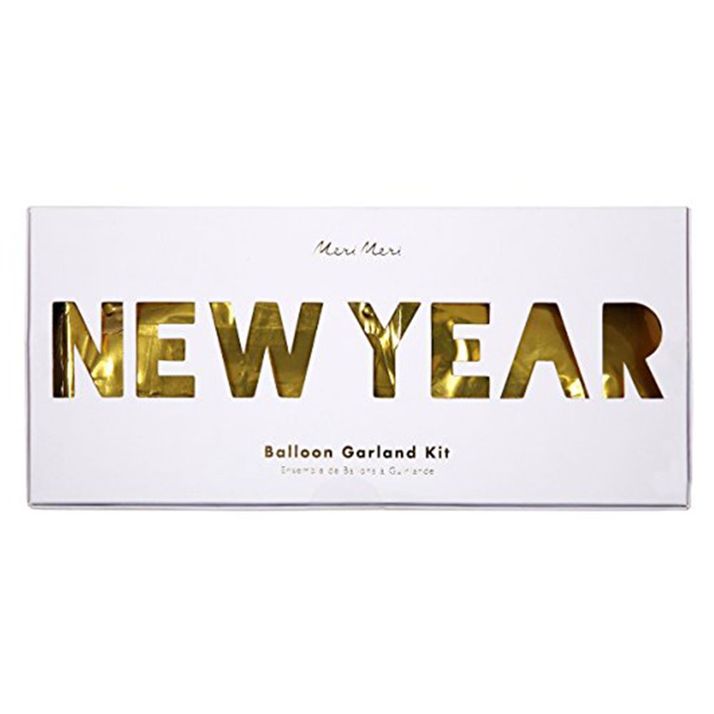 Meri Meri - Gold New Year Balloon Garland - Gold