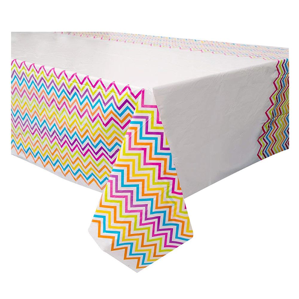 Unique - Rainbow Chevron Table Cover