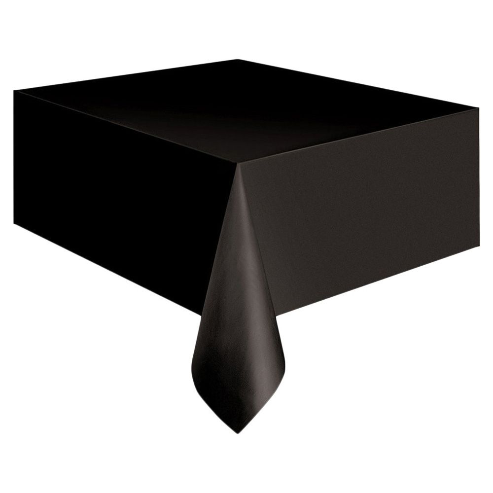 Unique - Plastic Table Cover - Black