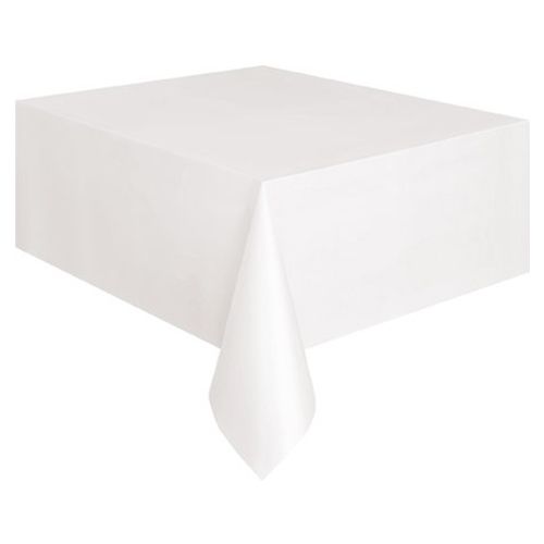 Unique - Plastic Table Cover - White