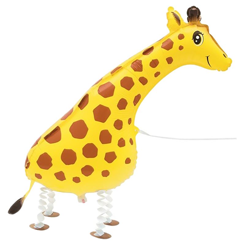 Unique - Giraffe Walking Foil Balloon - 34-inch