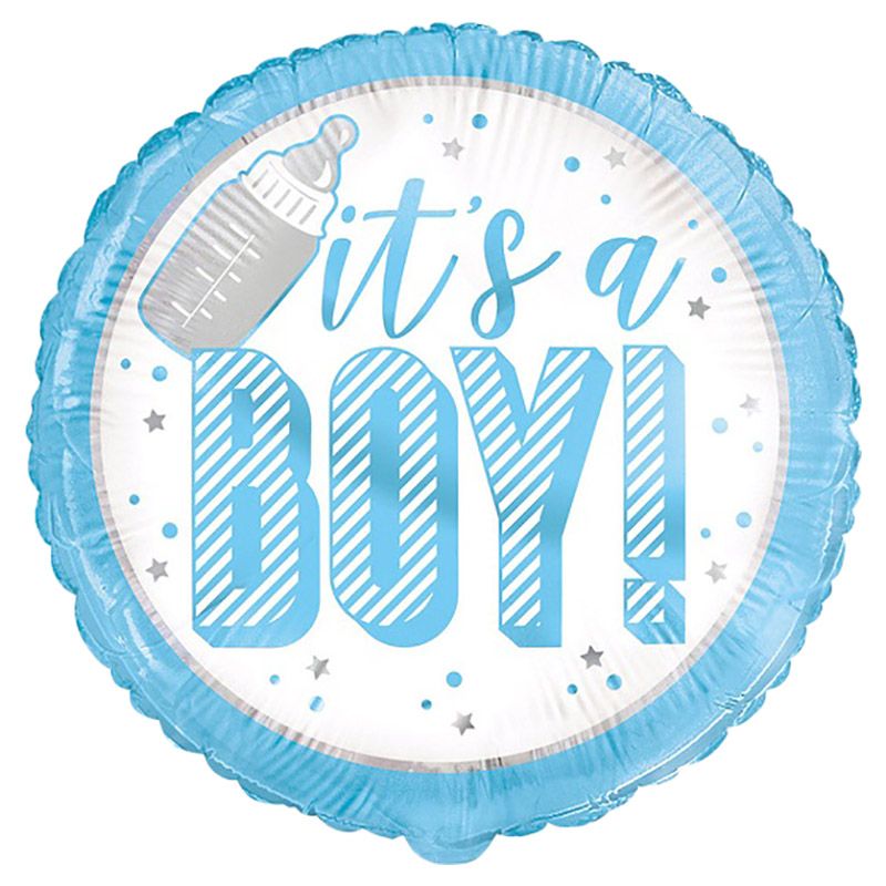 Unique - It's A Boy Foil Balloon - Blue