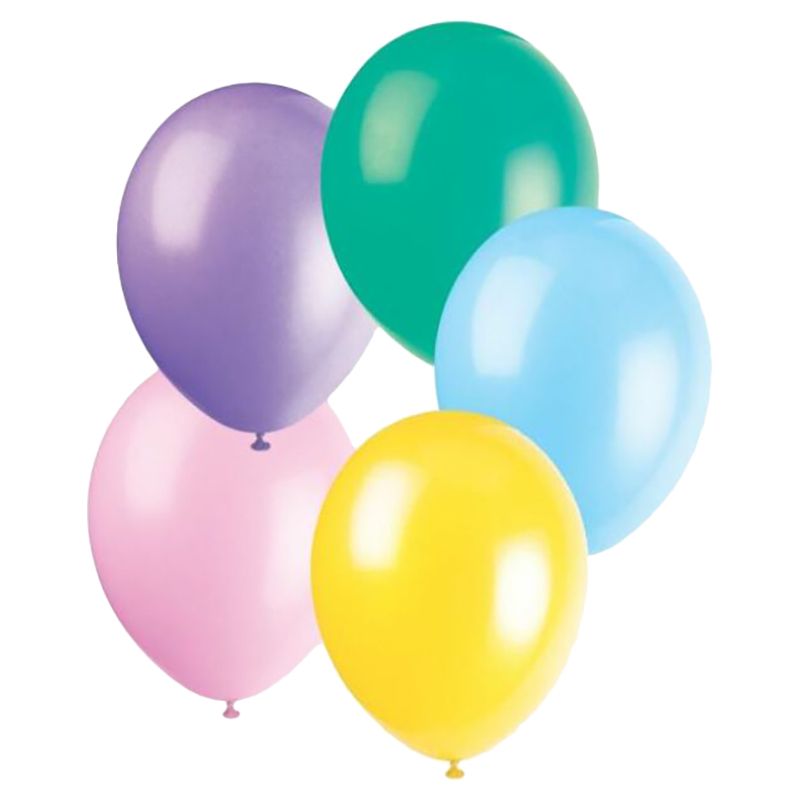 Unique - 12" Pastel Assorted Premium Balloons - Pack Of 50