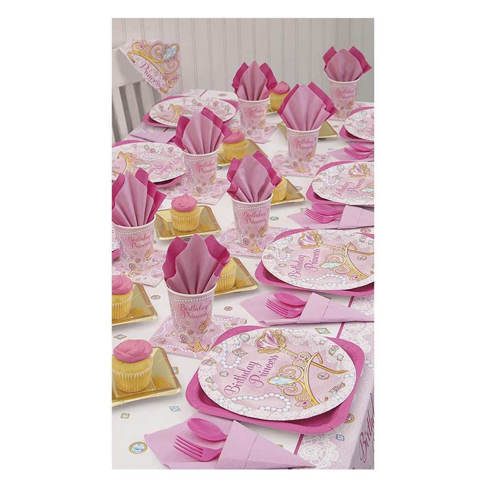 Unique - Princess Cups Pack of 8 - Pink