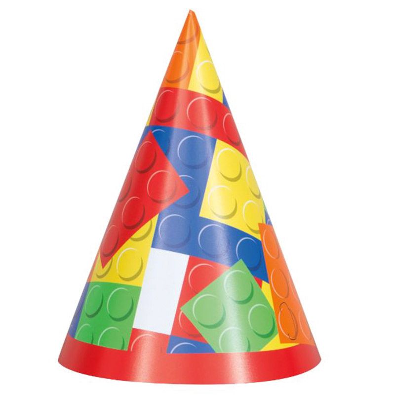 Unique - Building Blocks Birthday Party Hat