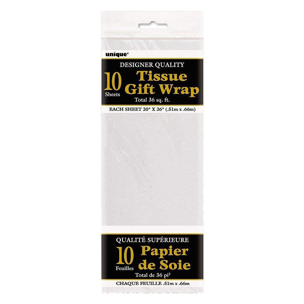 Unique - Tissue Sheets Pack of 10 - White