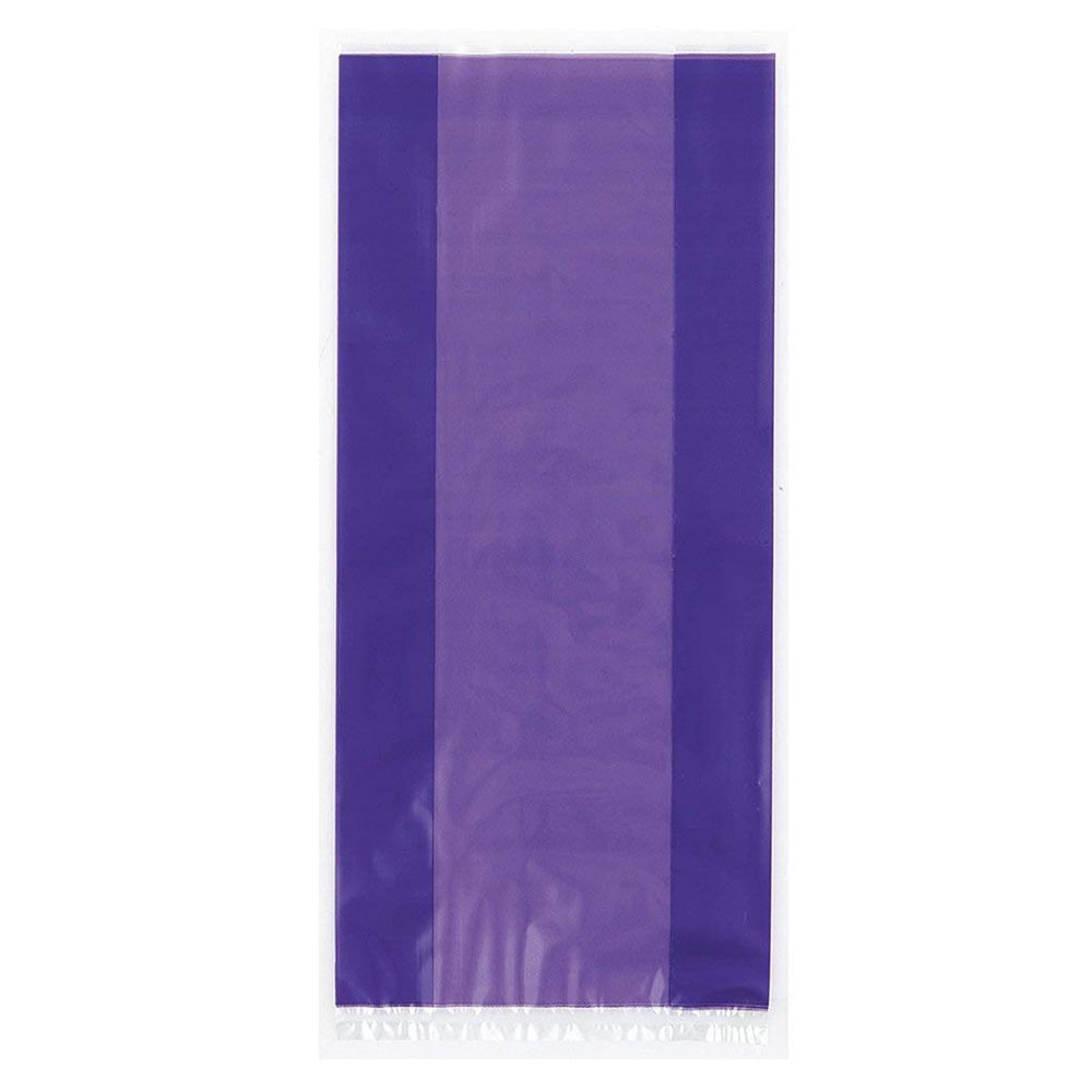 Unique - Cello Bags Pack of 30 - Purple