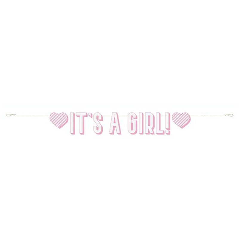 Unique - It's A Girl Letter Banner