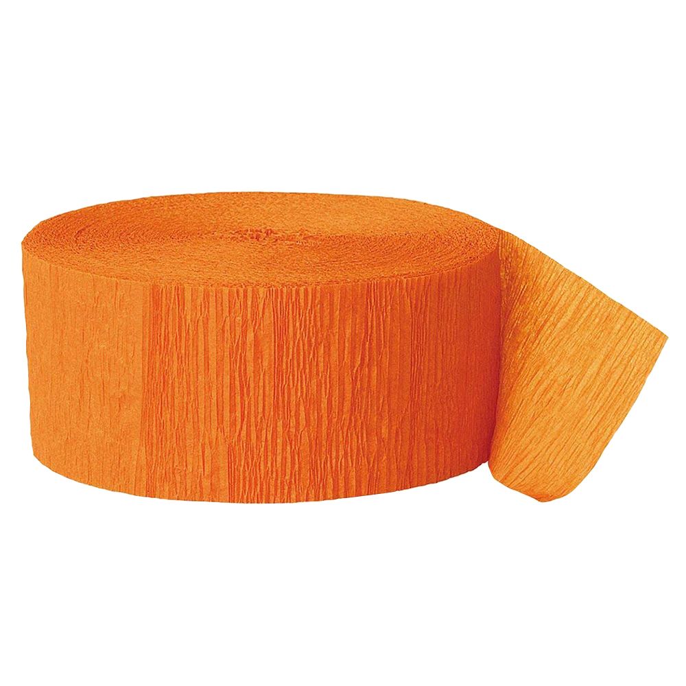 Unique - Crepe Streamer - Orange