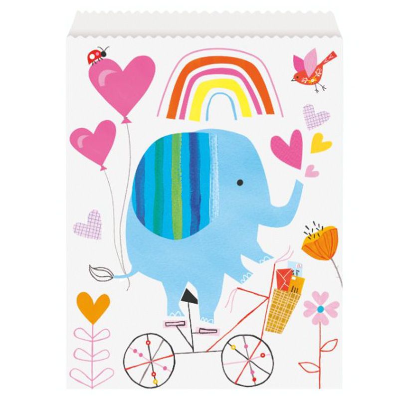 Unique - Zoo Paper Goodie Bags, 8pc