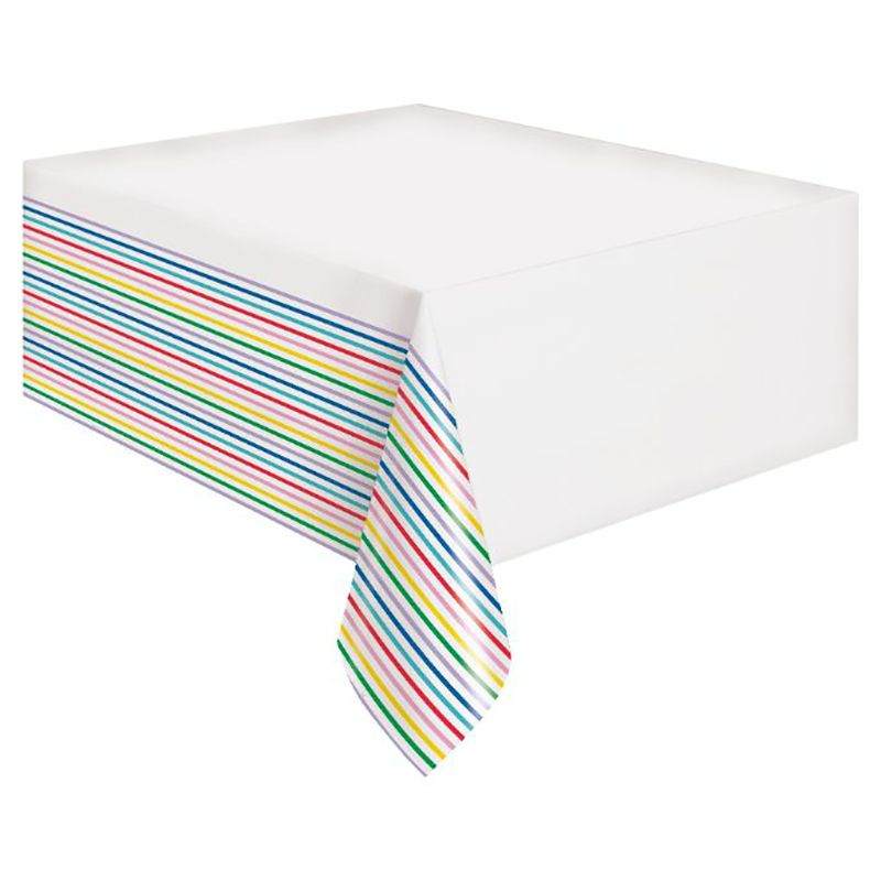 Unique - Primary Striped Tablecover