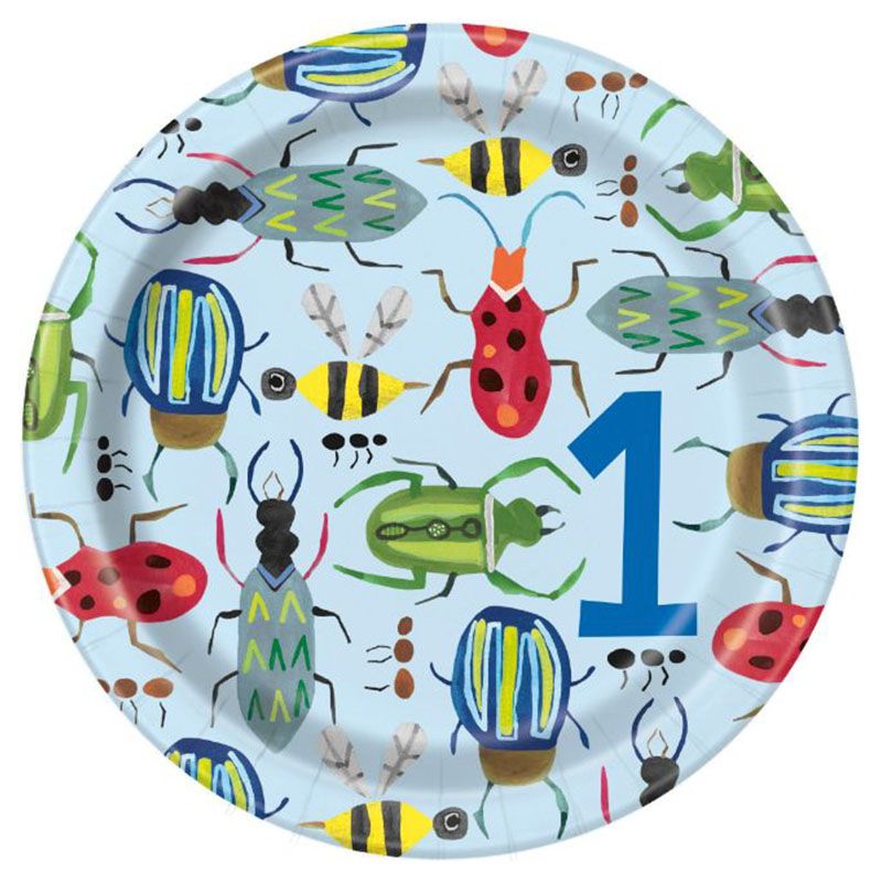 Unique - Bug 7" Plates, 8pc