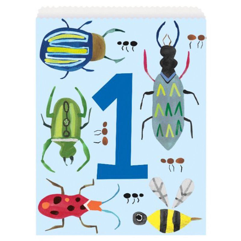 Unique - Bug Paper Goodie Bags, 8pc