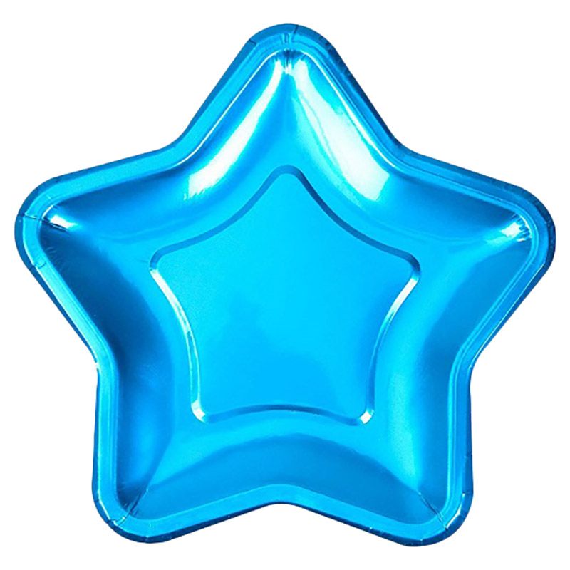 Neviti - Foil Star Plate Small - Blue