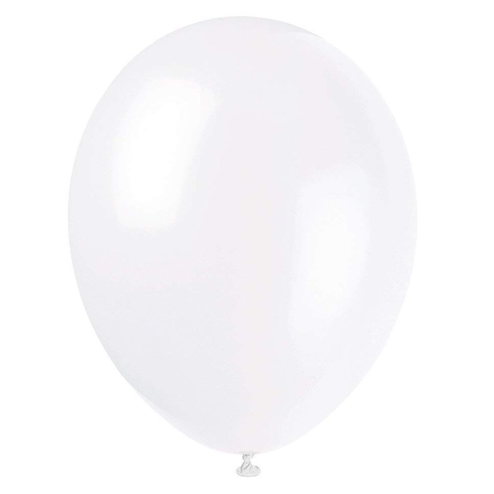 Unique - Balloon 12" Pack of 10 - Linen White