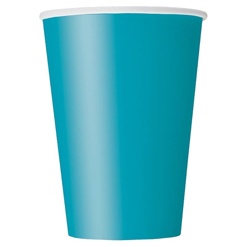 Unique - Caribbean Teal Cups - 14pcs - 270ml