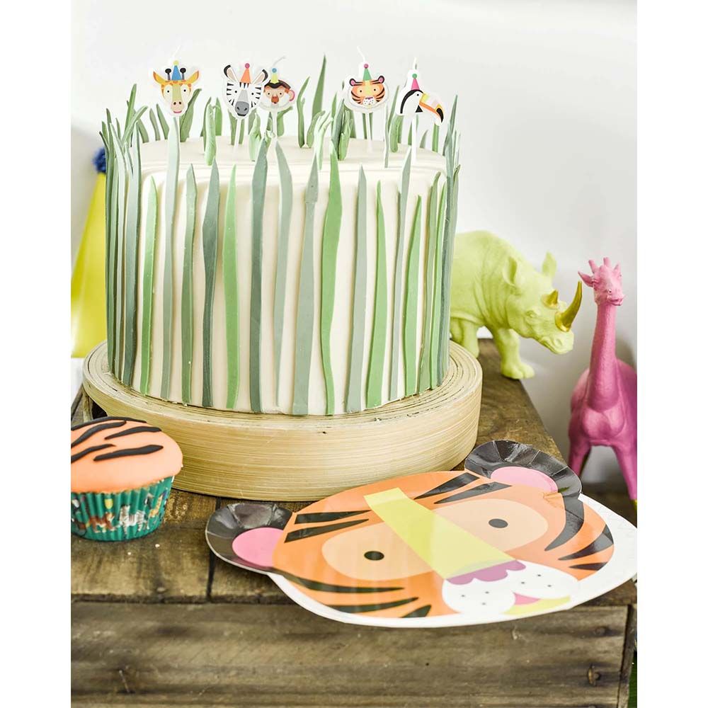 Talking Tables Party Animals Cake Cases Green