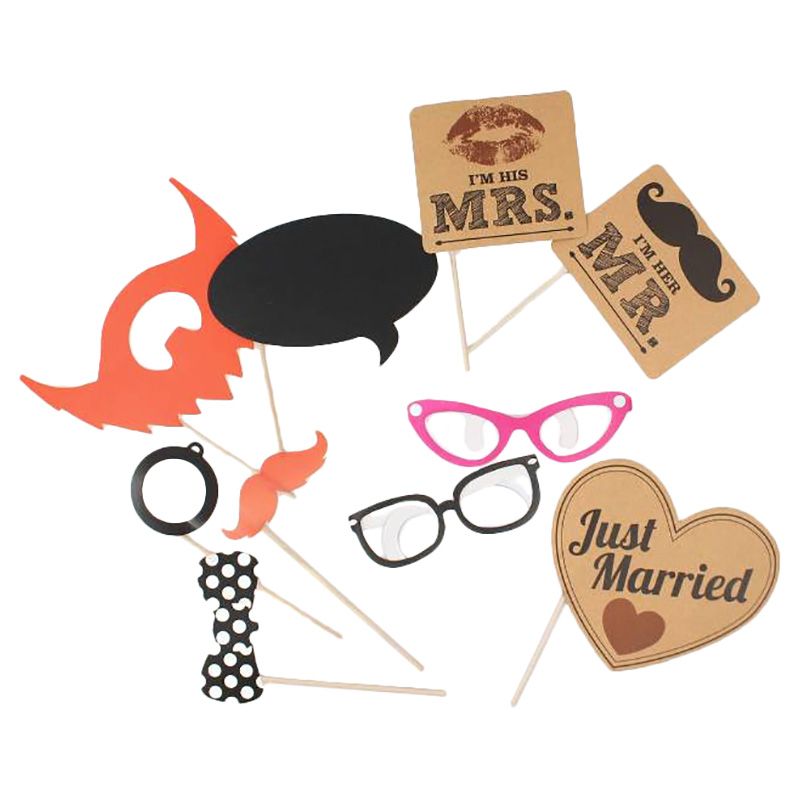 Ginger Ray - Vintage Affair - Mr & Mrs Photo Booth Kit