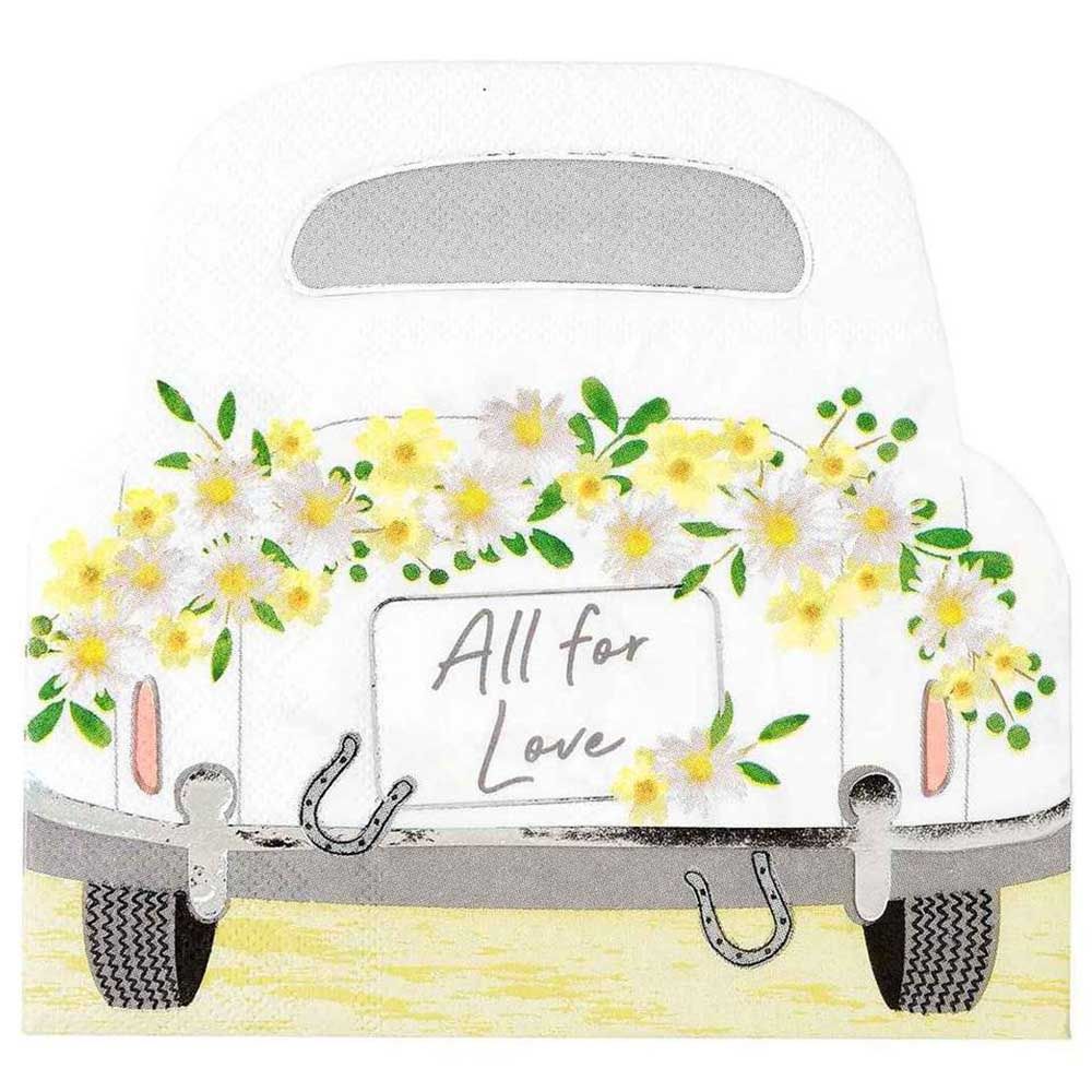 Talking Tables - Boho Bride Car Shaped Napkins