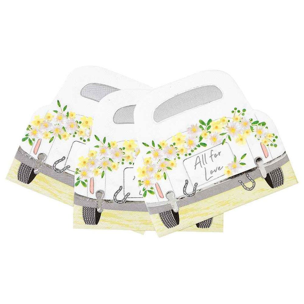 Talking Tables - Boho Bride Car Shaped Napkins