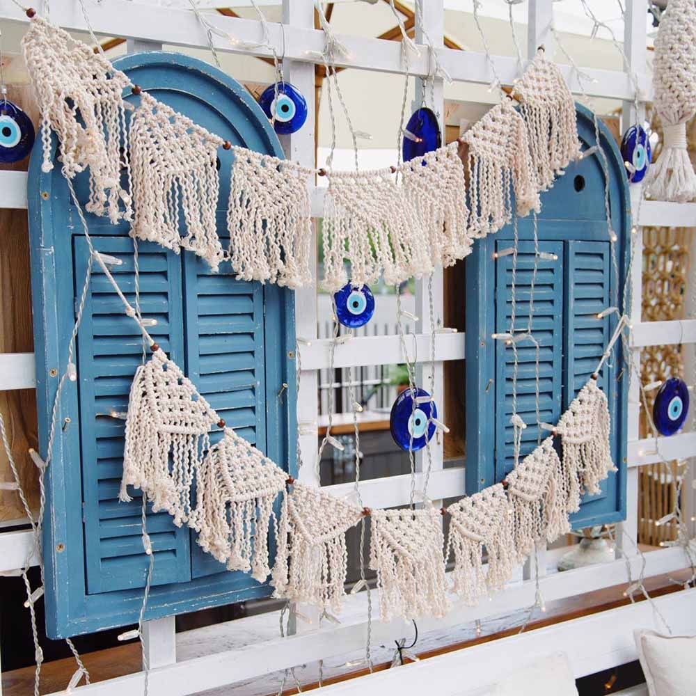 Talking Tables - Boho Macrame Garland - Cream