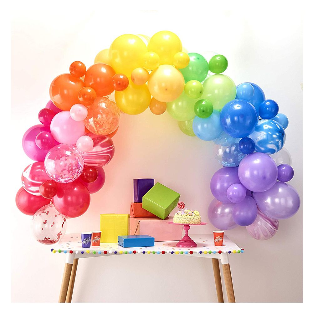 Ginger Ray - Rainbow Balloon Arch Kit 85pcs