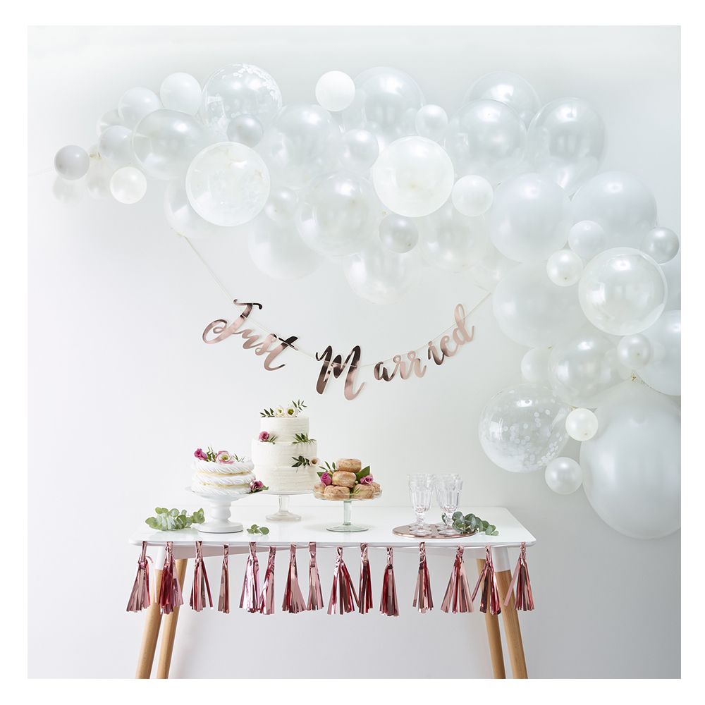 Ginger Ray - Balloon Arch Kit 70pcs - White