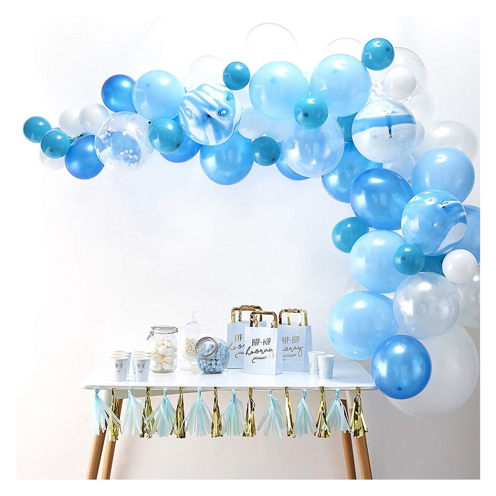 Ginger Ray - Balloon Arch Kit 70pcs - Blue