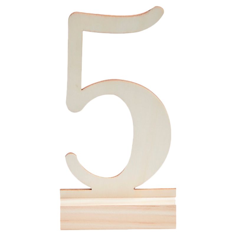 Ginger Ray - Table Numbers - Wooden 1-12