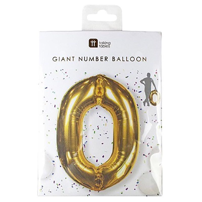 Talking Tables - We Heart Birthdays Foil 0 Balloon