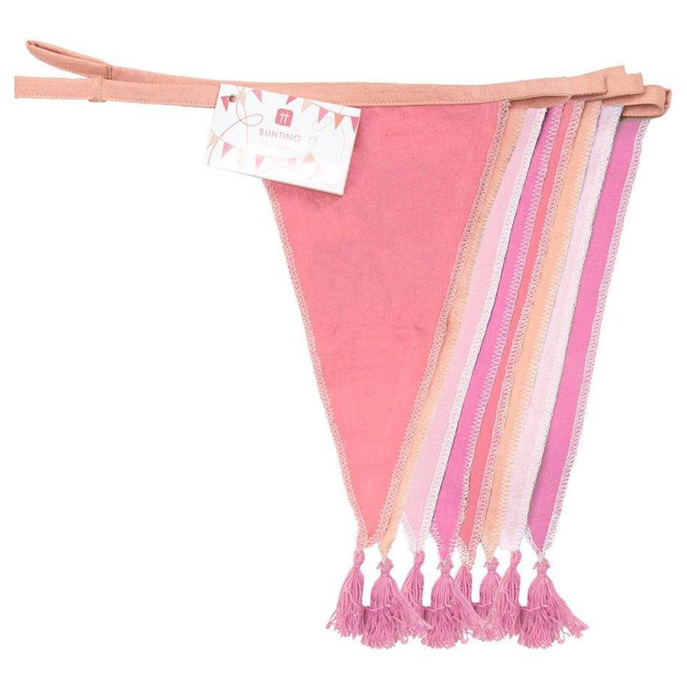 Talking Tables - We Heart Birthdays Pink Fabric Bunting