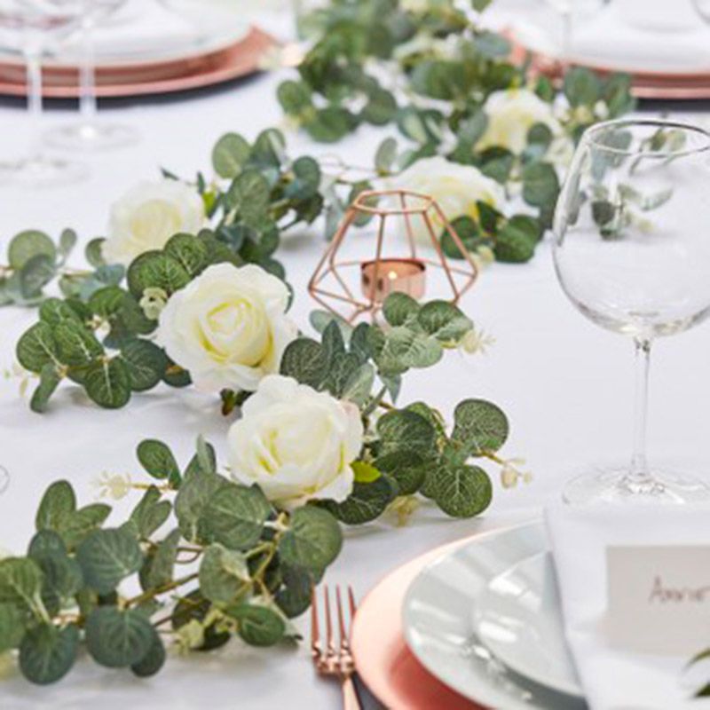 Ginger Ray - Eucalyptus & White Flower Garland