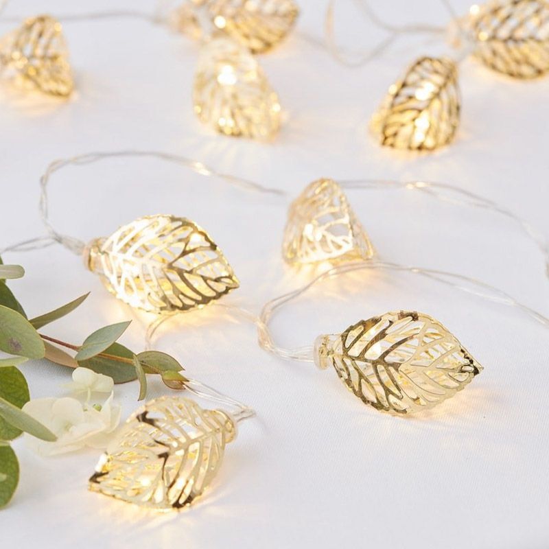 Ginger Ray Gold Vine String Lights