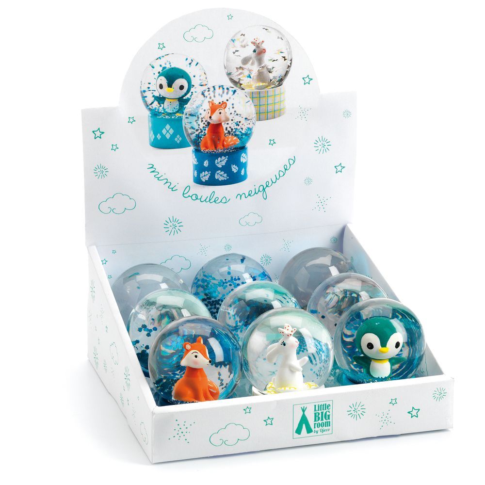 Djeco - So Wild Mini Snow Globe - Assorted 1pc