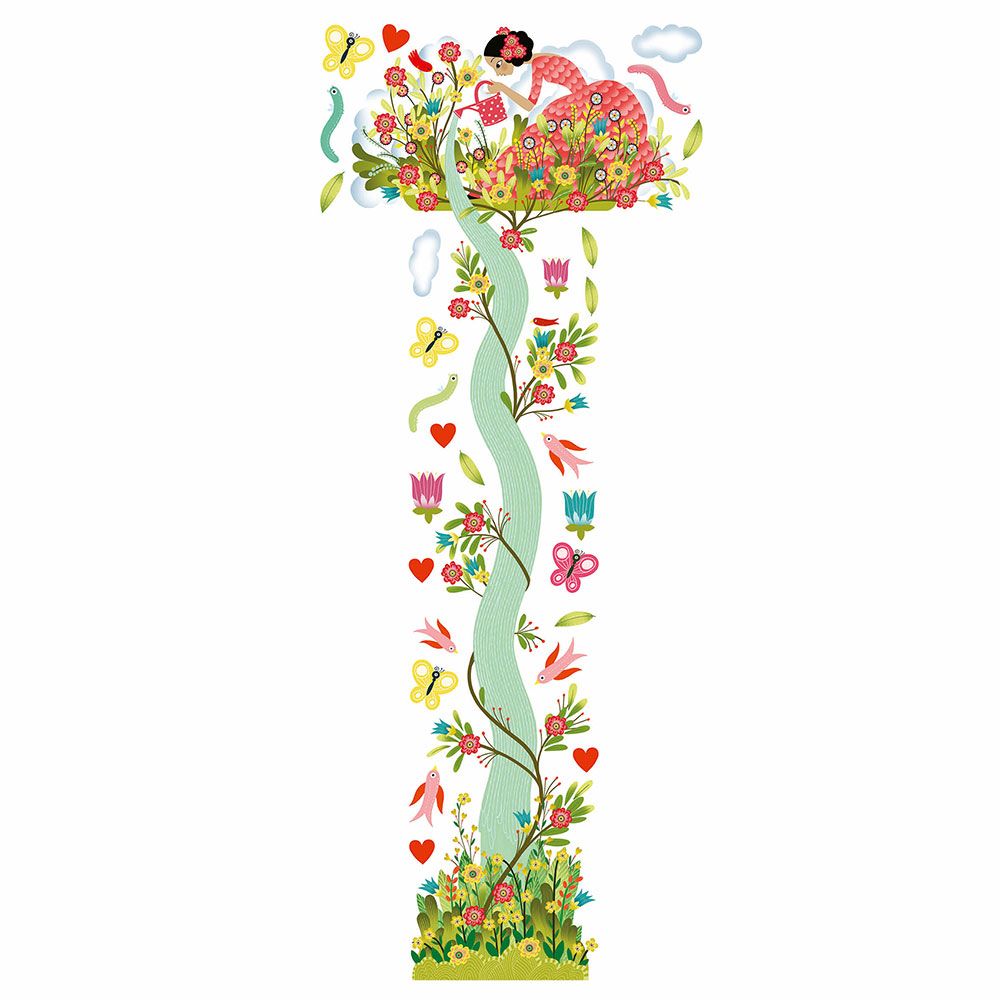 Djeco - Young Girl In The Garden Height Chart