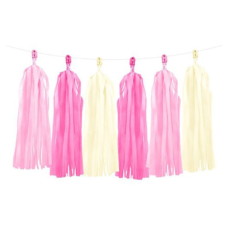 Party Camel - Mix Tassel Garland Decoration - Pink