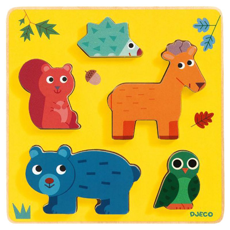 Djeco - Wooden Puzzle - Frimours Forest