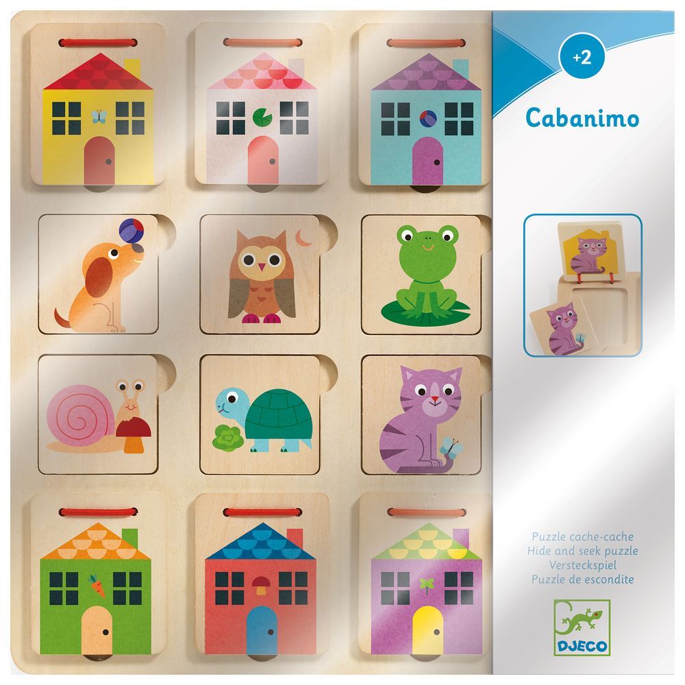 Djeco - Wooden Puzzles Cabanimo