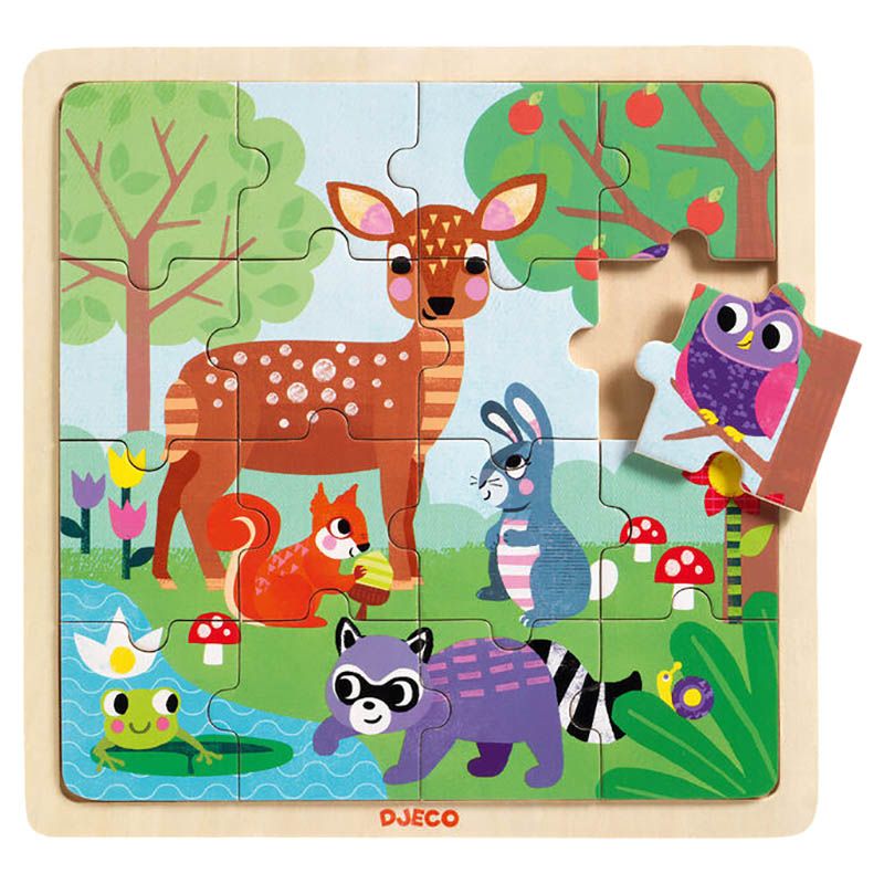 Djeco - Wooden Puzzle - Forest