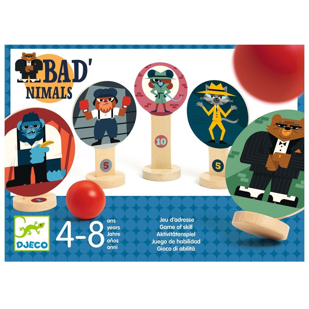 Djeco - Bad'Nimals Target Game