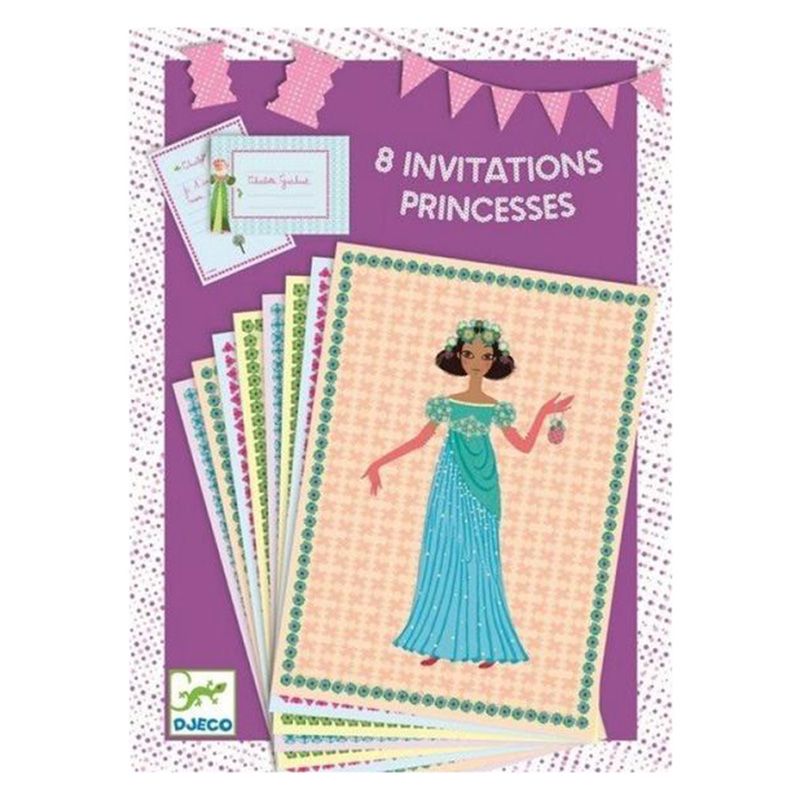 Djeco - Princess Invitation Cards