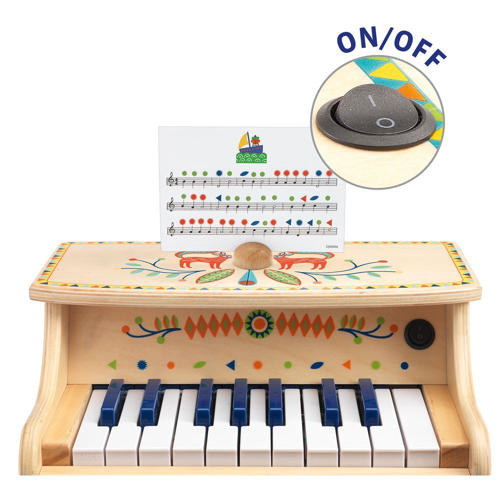 Djeco - Animambo Electronic Piano 18 Keys 