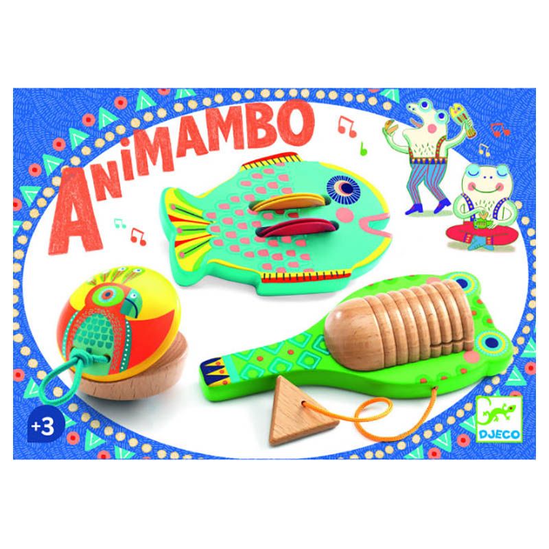 Djeco - Animambo Set Of 3 Percussions