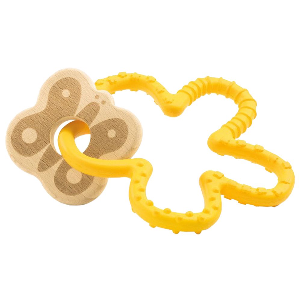 Djeco - Baby Teether Toy - Orange