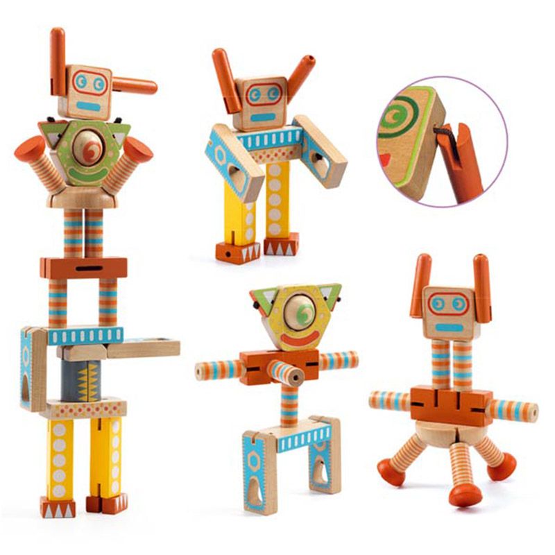 Djeco - Ze Elastorobot Construction Game